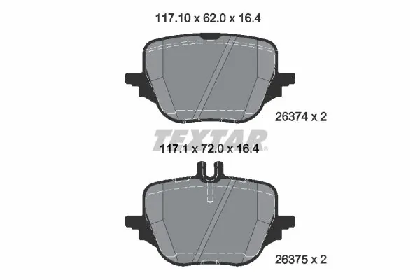 Set placute frana