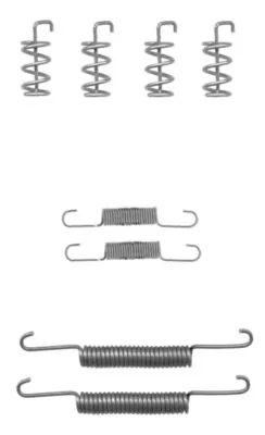 Set accesorii, saboti frana parcare