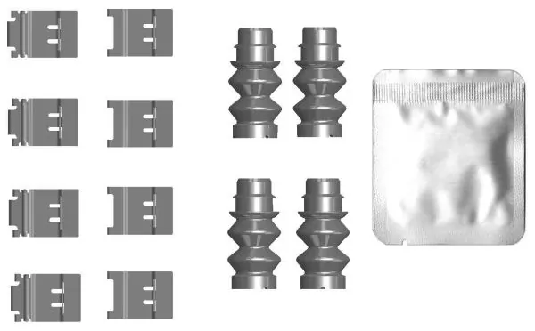 Set accesorii placute frana