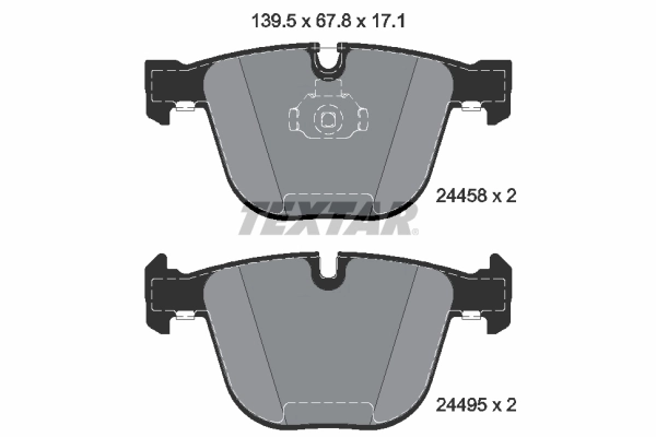 Set placute frana