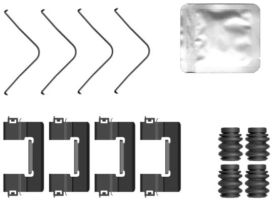 Set accesorii placute frana