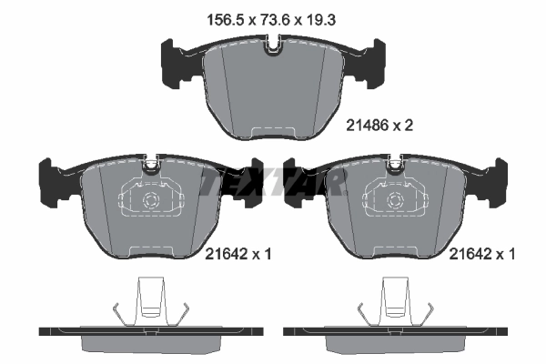 Set placute frana