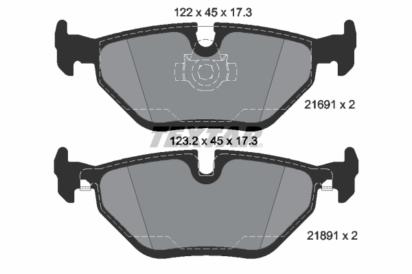 Set placute frana