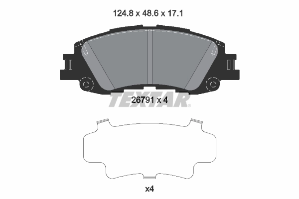 Set placute frana