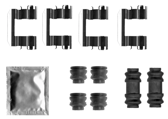 Set accesorii, placute frana