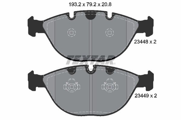 Set placute frana