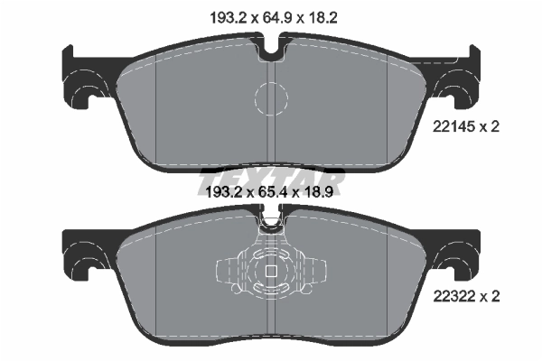 Set placute frana