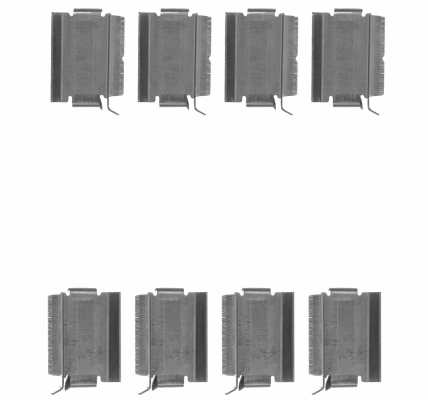 Set accesorii, placute frana