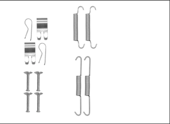 Set accesorii, saboti frana parcare