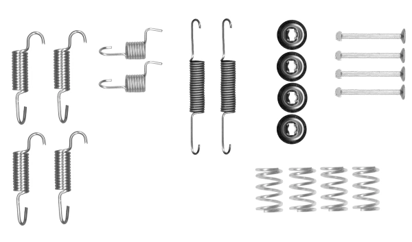 Set accesorii, saboti frana parcare