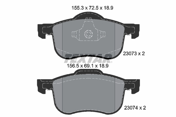 Set placute frana