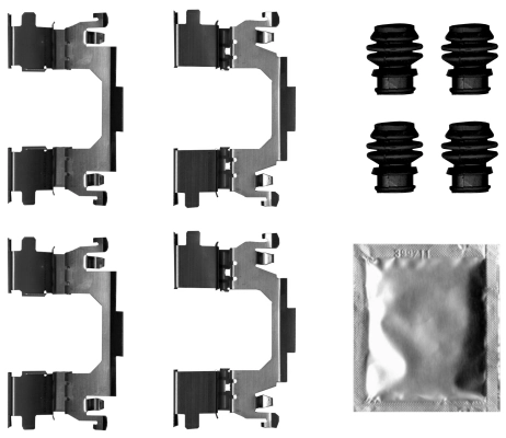 Set accesorii placute frana