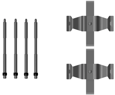 Set accesorii, placute frana