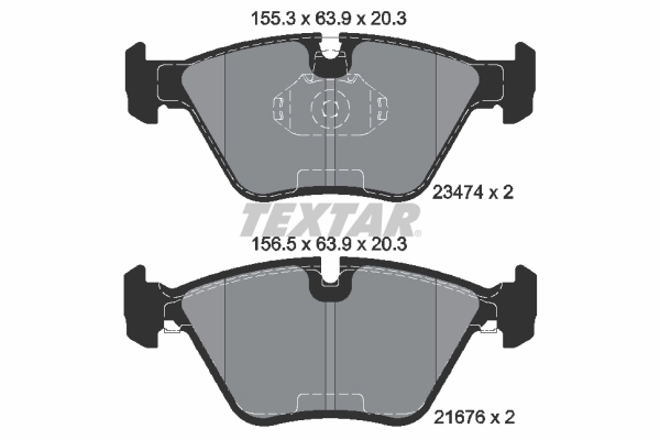 Set placute frana