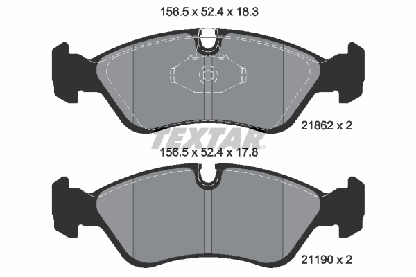 Set placute frana