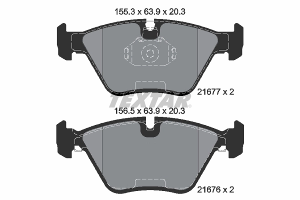 Set placute frana