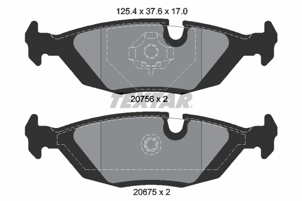 Set placute frana