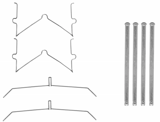 Set accesorii placute frana