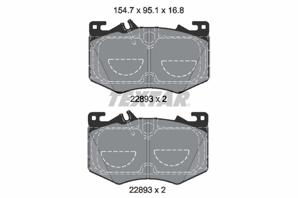 Set placute frana