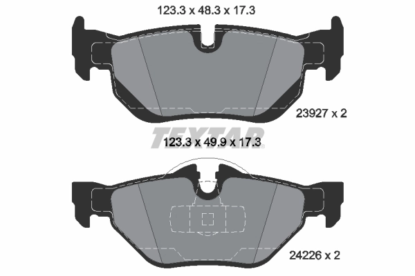 Set placute frana
