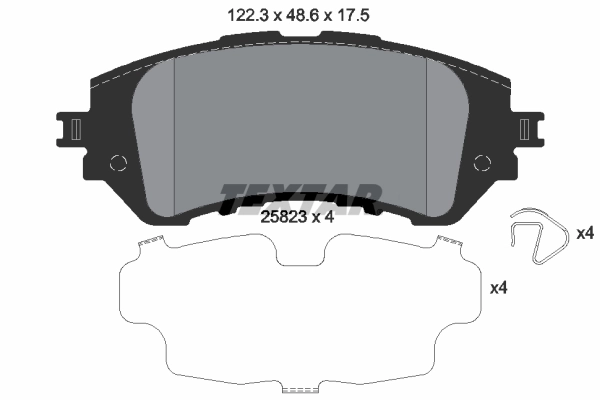 Set placute frana