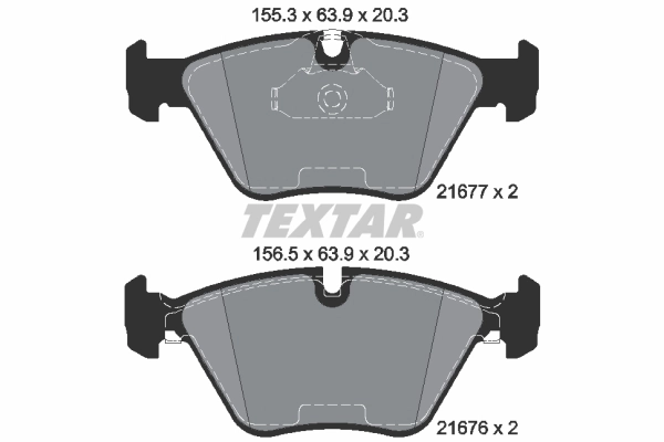 Set placute frana