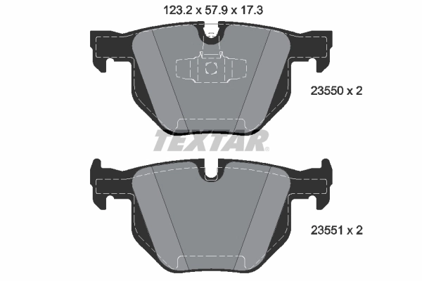 Set placute frana