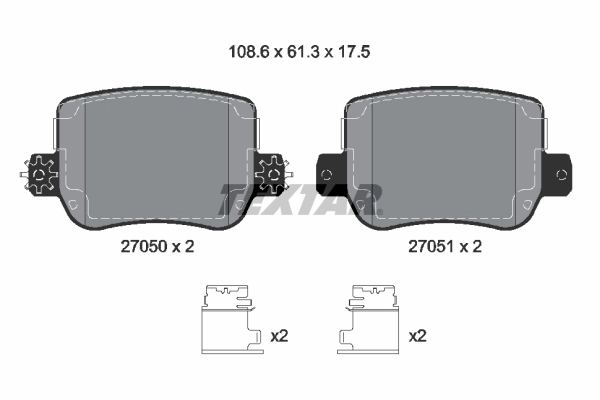 Set placute frana