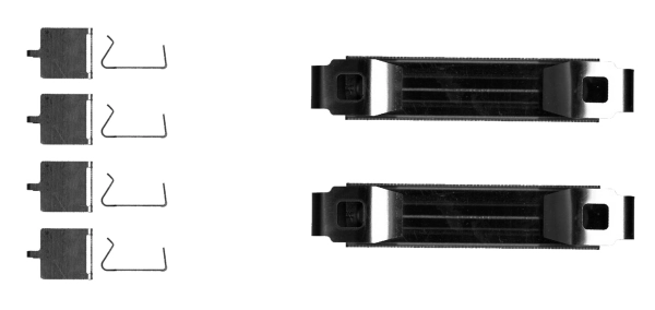 Set accesorii, placute frana