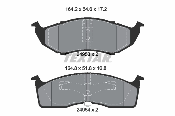 Set placute frana