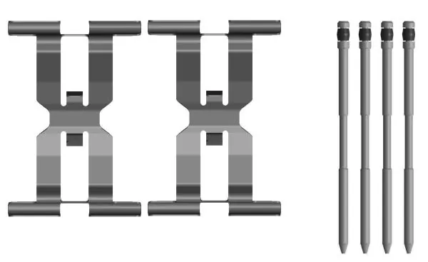 Set accesorii, placute frana