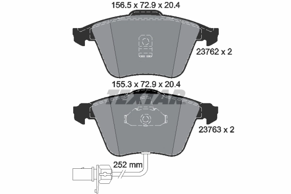 Set placute frana
