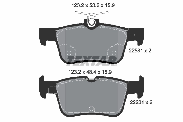 Set placute frana