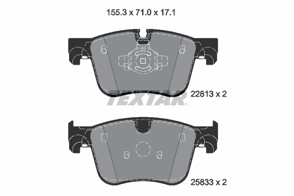 Set placute frana