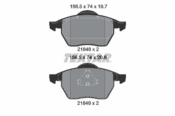Set placute frana