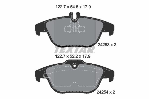 Set placute frana