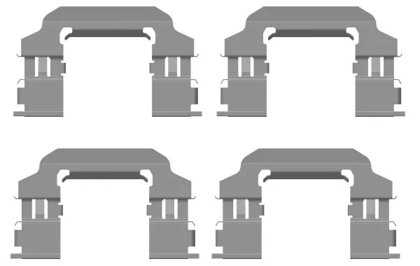 Set accesorii, placute frana