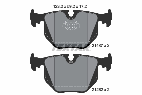 Set placute frana