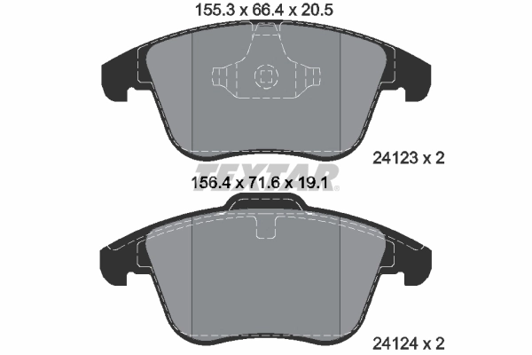 Set placute frana