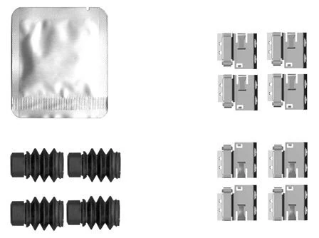 Set accesorii, placute frana