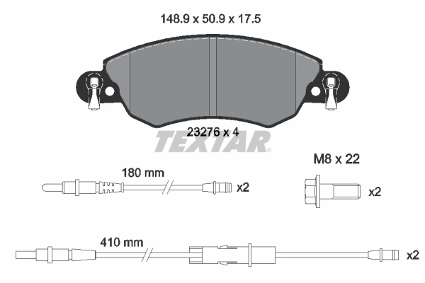 Set placute frana