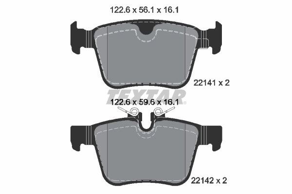 Set placute frana