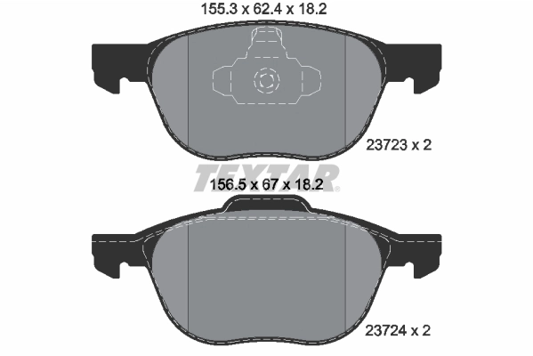 Set placute frana