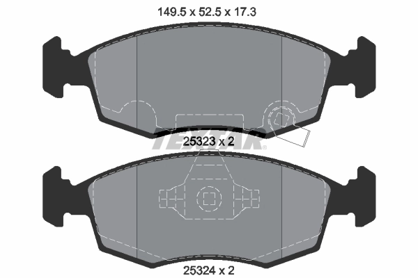 Set placute frana