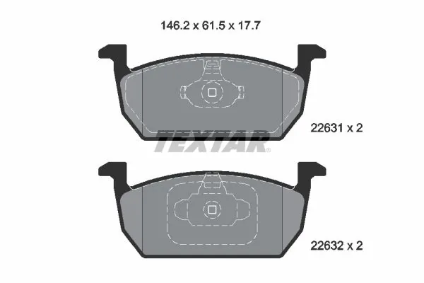 Set placute frana