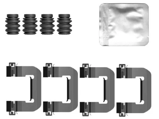 Set accesorii, placute frana