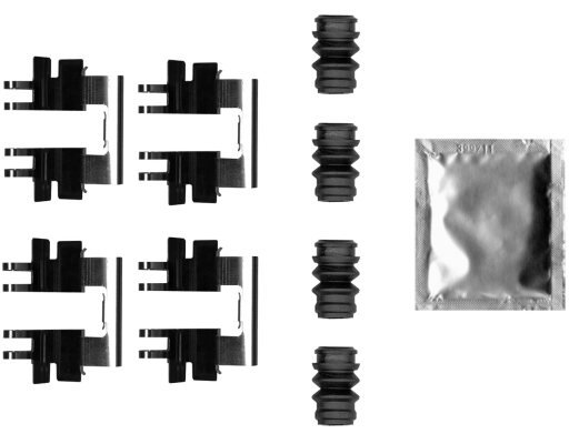 Set accesorii, placute frana