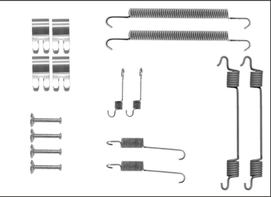 Set accesorii, sabot de frana