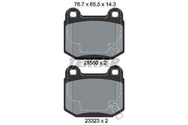 Set placute frana