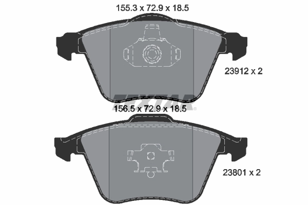 Set placute frana